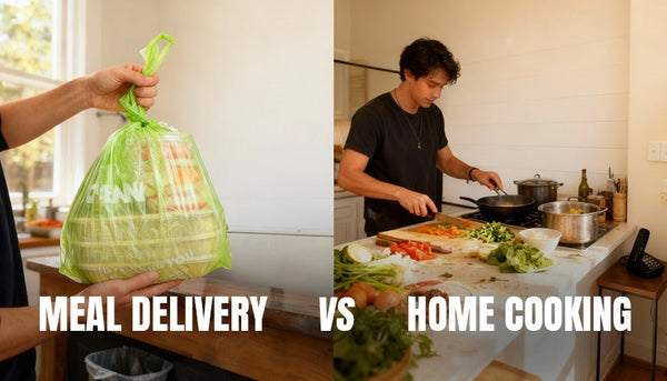 Meal Delivery vs Cooking at Home: How Ready Meals Save Time, Money, and Reduce Waste