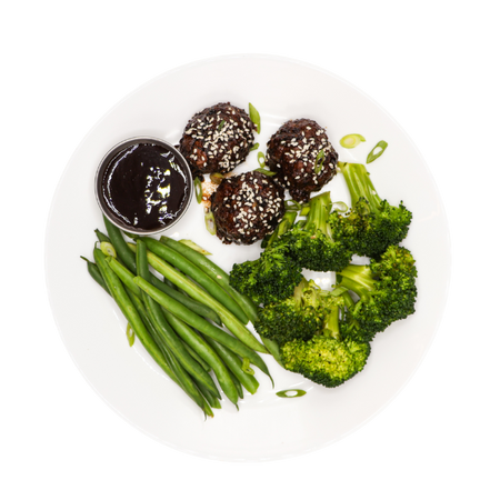 L1C - Sticky Sesame Beef Meatballs Low Carb